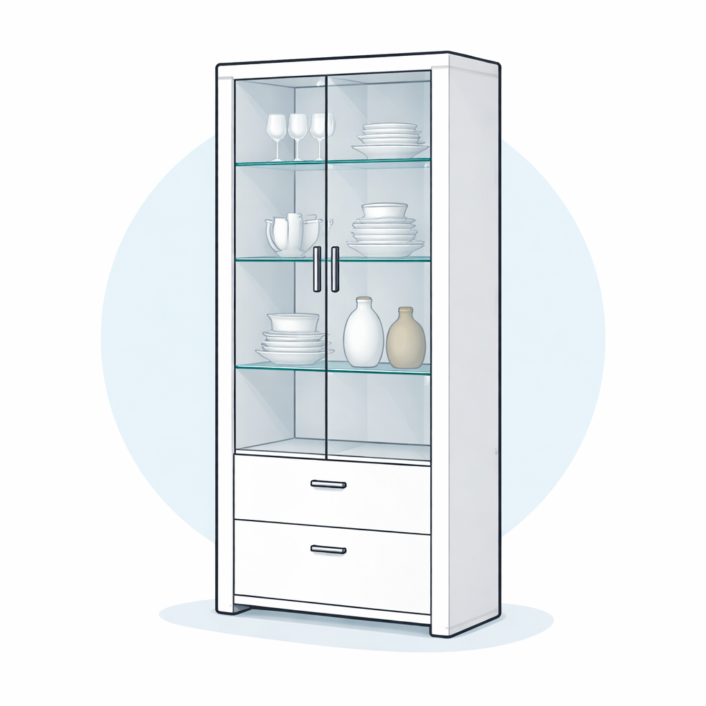 Glasvitrine – Vitrinenschrank Sperrmüll Abholung Berlin