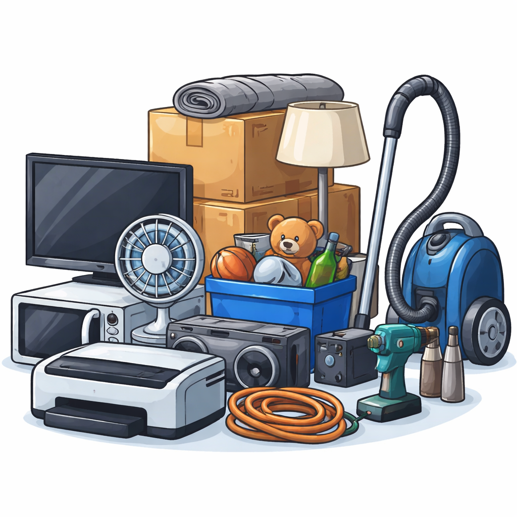 Kleinsperrmüll Paket mittel (bis 10 Teile) – Abholung Berlin