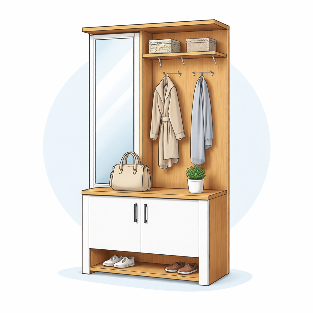 Flurgarderobe – Garderobenmöbel Sperrmüll Abholung Berlin