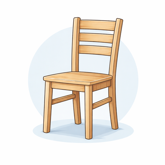 Holzstuhl – Küchenstuhl / Esszimmerstuhl Sperrmüll Abholung Berlin